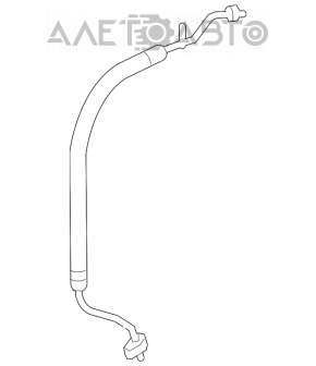 Трубка кондиционера компрессор-печка первая Honda Civic 4d 06-09