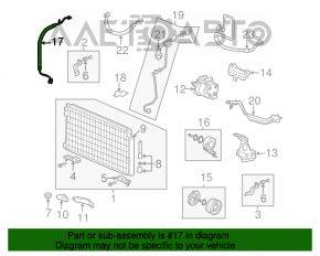 Трубка кондиционера компрессор-печка первая Honda Civic 4d 06-09