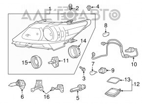 Блок розжига Lexus ES350 07-12