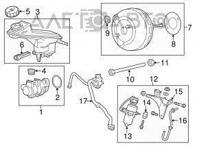 Главный тормозной цилиндр Buick Encore 13-21 LUV