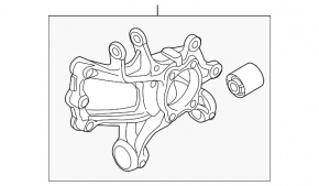 Цапфа задняя левая Mazda 6 14-17