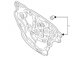 Панель внутренняя двери передняя правая Mazda CX-9 16-23