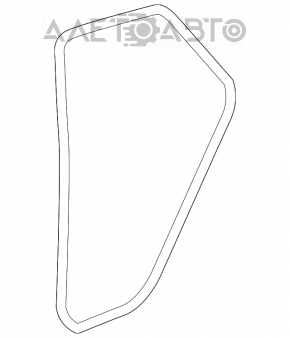 Ущільнювач двері задньої лівої Mercedes W164 ML