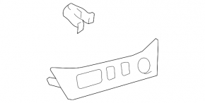 Накладка на прикуриватель дерево Lexus RX300 RX330 RX350 RX400h 04-09