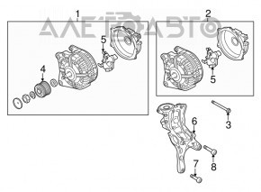 Генератор VW Beetle 12-19 1.8T
