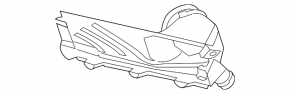 Повітроприймач VW Jetta 11-16 USA 1.4T hybrid