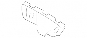 Крепление переднего бампера правое Mazda CX-7 06-12