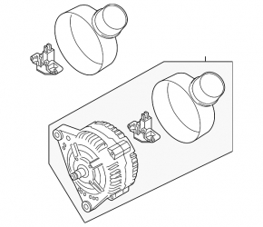 Генератор Audi A6 C7 12-15 3.0T 180 Amp, Hitachi