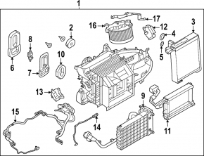 Мотор вентилятор печки Nissan Ariya 23-26