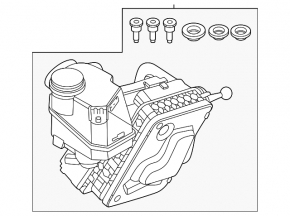 ABS АБС BMW X5 G05 24-26 с ГТЦ, бачком и крышкой