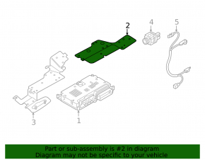 Кронштейн DRIVER ASSIST CONTROL MODULE Audi Q8 19-26 верхний