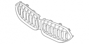 Решетка радиатора BMW 2 F44 20-24 хром