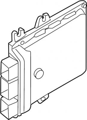 Блок ECU компьютер двигателя Nissan Murano z52 15-17 FWD NEC023-026