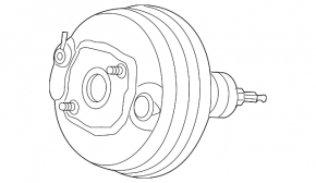 Вакуумний підсилювач Audi A6 C7 16-18 2.0T