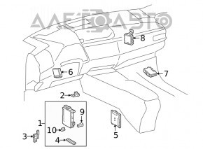 MULTIPLEX NETWORK BODY MPX Lexus UX250h 19-26