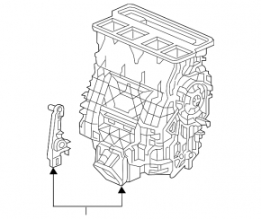 Печка в сборе Honda CRV 20-22 hybrid dual zone