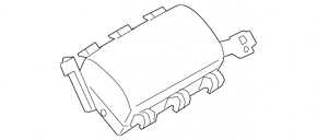 Подушка безпеки airbag пасажирська в торпеді Mazda 3 14-16 BM