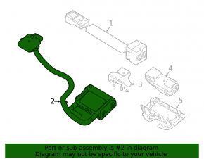 Antenna Telephone Module Infiniti QX30 17-19