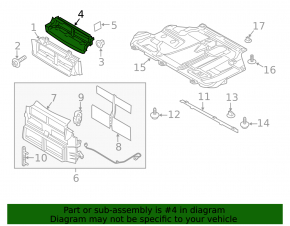 Воздуховод радиатора верхний Ford Focus mk3 11-14 2.0 дорест