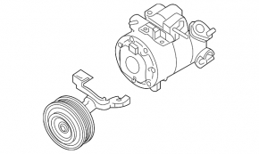 Компрессор кондиционера Ford Explorer 16-19 3.7