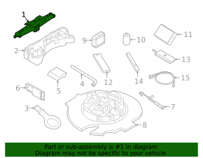 Домкрат Land Rover Range Rover Velar 18-23