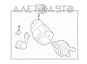 Допоміжний водяний насос Audi A3 22-26