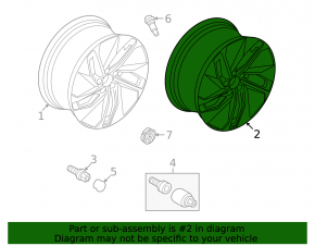 Диск колесный R20 X 8J ET45 Volkswagen ID.4 23-26 черный глянец