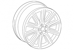Диск колесный R18 8J Audi A6 C7 12-17 бордюрка