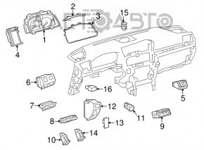 Кнопка зажигания Start-Stop Lexus LS460 LS600h 07-12