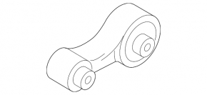 Подушка двигуна центральна задня кронштейн Mazda6 03-05 2.3