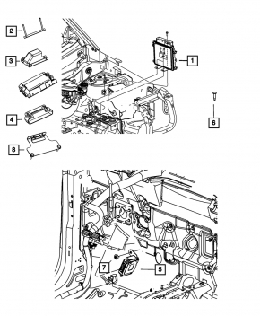 Компьютер АКПП Jeep Compass 11-15 2.0