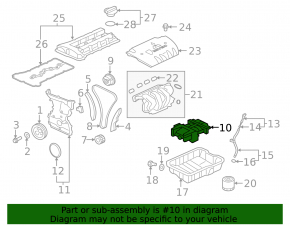 Насос масляный ДВС Mitsubishi Outlander 14-20 2.4 4J12