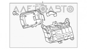 Управление климат-контролем заднего ряда Toyota Sequoia 08-16