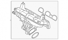 Колектор впускний Hyundai Tucson 22-26 1.6T HEV