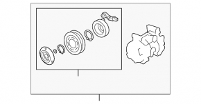 Компресор кондиціонера Mazda CX-50 23-24 2.5T
