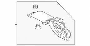 Повітроприймач Mazda CX-50 25-26 2.5 hybrid