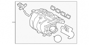 Колектор впускний Toyota Rav4 19-25 2.5