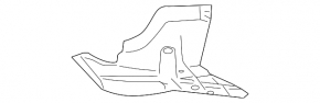 Обшивка днища левая Lexus IS250 IS350 06-13