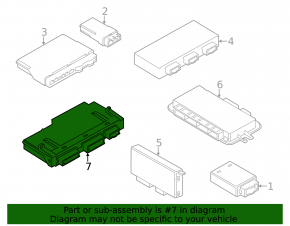 Body Control Module BCM BMW X3 F25 11-14