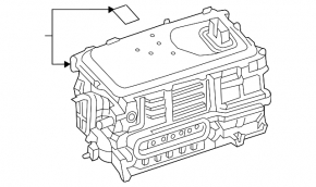 Инвертор Toyota Prius 50 16-17