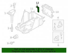 Кронштейн блока ECU компьютер двигателя Mazda CX-50 23-26 2.5