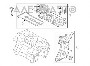 Кришка маслозаливної горловини Ford Focus mk3 11-18