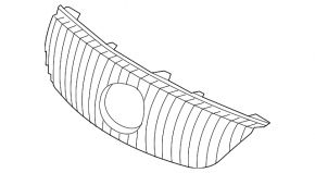 Решетка радиатора grill Lexus IS250 IS300 IS350 06-08
