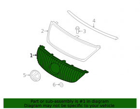 Решетка радиатора grill Lexus IS250 IS300 IS350 06-08 с эмблемой, трещина