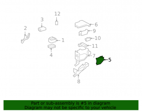 Блок предохранителей Block assy, engine room junction Toyota Highlander 08-10