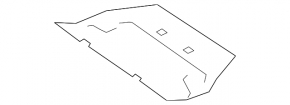 Захист двигуна передній Porsche Cayenne 19-26 2.9T, 3.0T, 4.0T