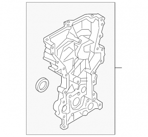 Передня кришка двигуна Hyundai Tucson 16-21