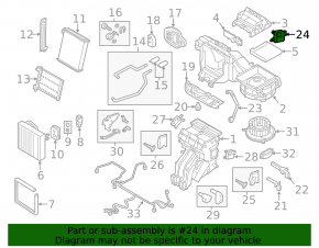 Актуатор моторчик привод печки кондиционер Audi A3 8V 15-20 без dual zone