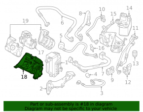 Кронштейн компрессора кондиционера BMW i4 22-26