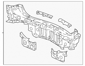 Задняя панель Honda CRV 17-19